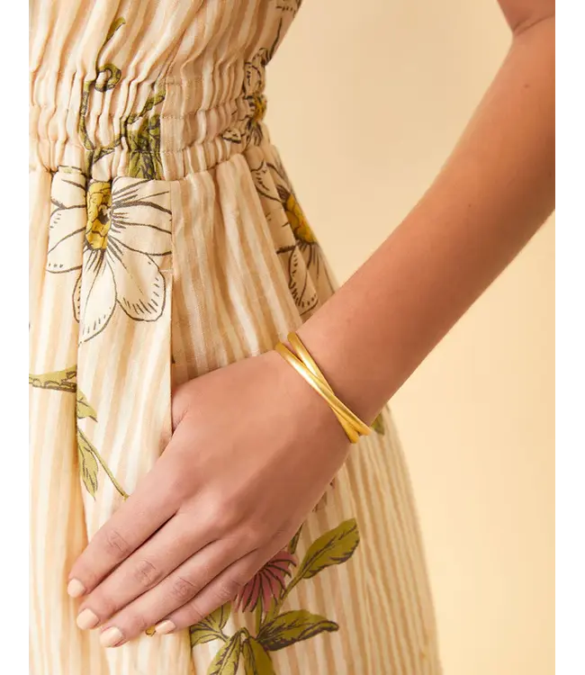 Spartina Gold Winding Oak Cuff