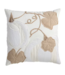 White Pumpkin Appliqué Square Pillow