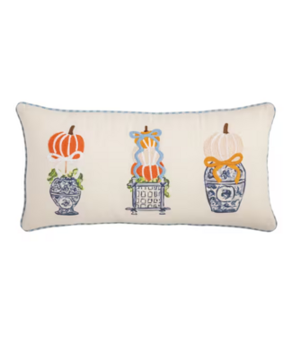 Pumpkin Topiary Lumbar Pillow