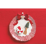 Santa Bow Cookie Plate Set