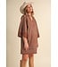 Rosie Brown Shift Dress