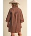 Rosie Brown Shift Dress