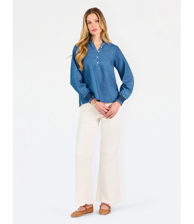 Kimberly Chambray Top