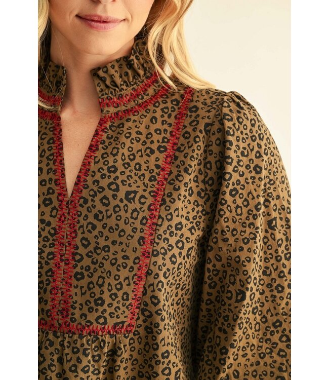 Lydia Animal Leopard Top