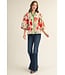 Mary Blush Floral Top