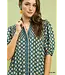 Zara Teal Floral Midi Dress