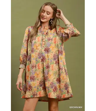 Janice Brown Floral Dress