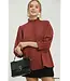 Izzy Crimson Check Blouse