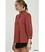 Izzy Crimson Check Blouse