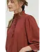 Izzy Crimson Check Blouse