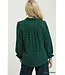 Kay Hunter Green Swiss Dot Top