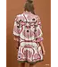 Carmen Rose Abstract Babydoll Dress