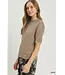 Bia Latte Scalloped Sweater Top