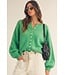 Darcy Jade Green Cardigan Top