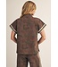 Ella Brown Floral Top