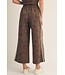 Ella Brown Floral Pants