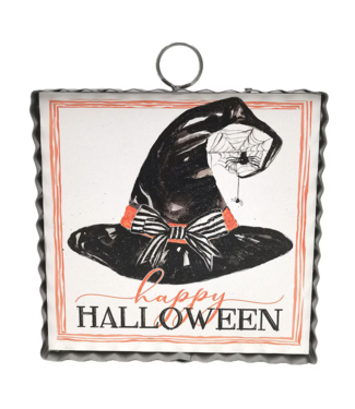 Mini Spooky Black Hat Print