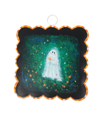 Mini Scallop Ghost & Flower Print