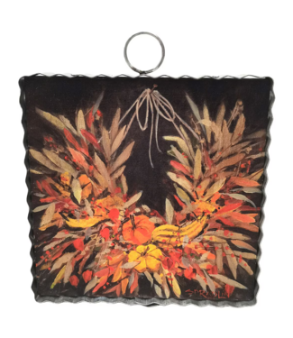 Mini Laurel Wreath Print