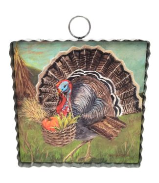 Mini Turkey & Basket Print