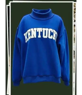 Bucket List Kentucky Blue Embroidered Sweatshirt