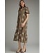 Rachel Brown Botanical Embroidered Midi Dress