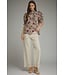Nelle Wine Floral Top