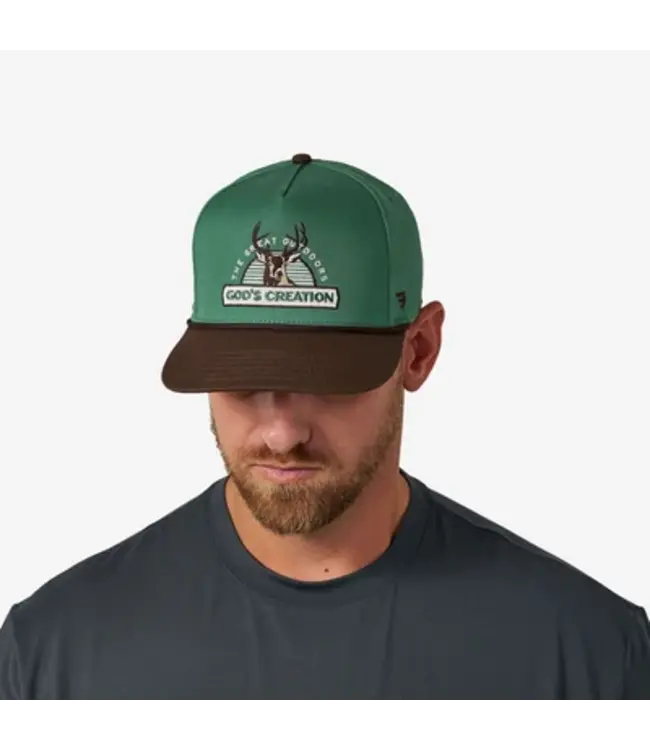 God's Creation Green & Brown Hat