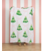 Pink Bow Christmas Tree Chenille Blanket