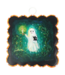 Round Top Mini Scallop Ghost & Kitten Print