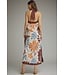 Shana Ecru Floral Midi Dress