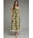 Amanda Olive Floral Midi Dress