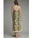 Amanda Olive Floral Midi Dress