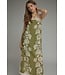 Amanda Olive Floral Midi Dress
