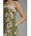 Amanda Olive Floral Midi Dress