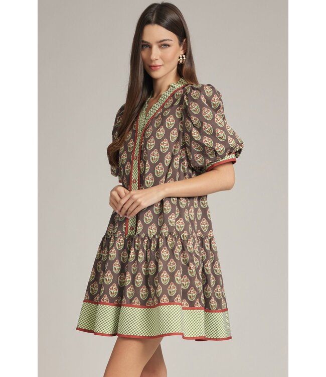 Pattie Brown Floral Dress