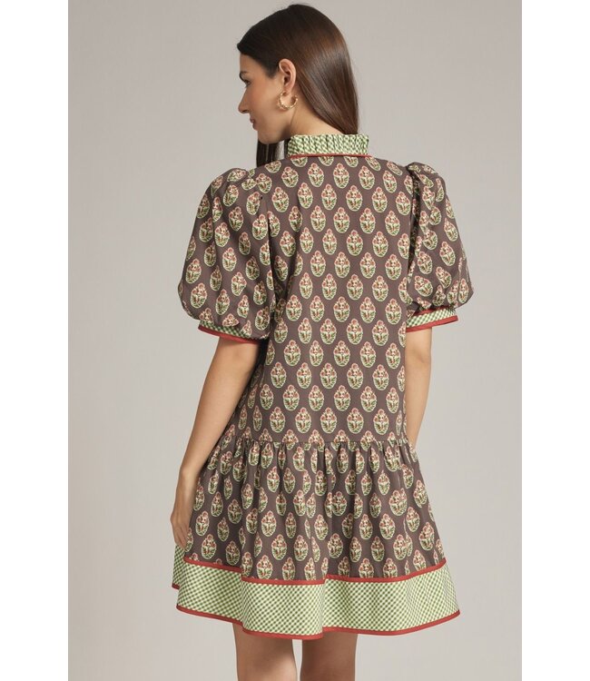 Pattie Brown Floral Dress