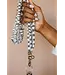 Brown Checkered Lanyard