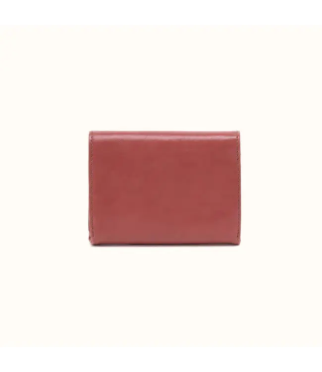 Hobo Robin Compact Wallet Rosewood