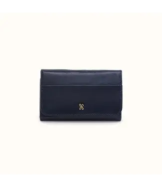 Hobo Hobo Jill Trifold Wallet Ink Navy
