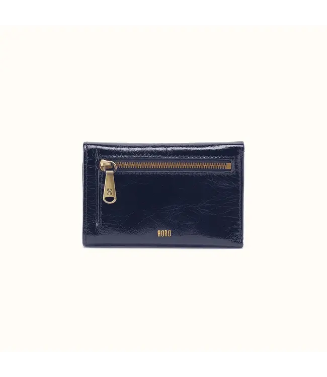 Hobo Jill Trifold Wallet Ink Navy