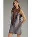 Merrah Chocolate Striped Dress
