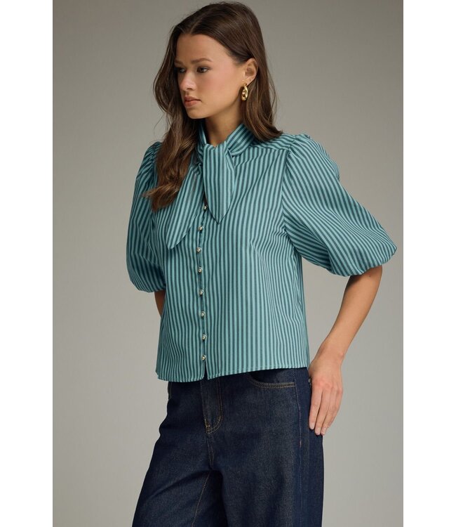 Lucky Blue Striped Top