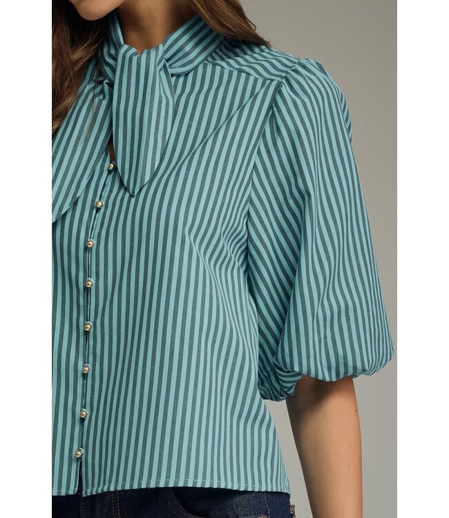 Lucky Blue Striped Top