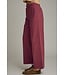 Jenny Burgundy Wide Leg Pants