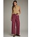 Jenny Burgundy Wide Leg Pants