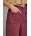 Jenny Burgundy Wide Leg Pants