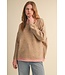 Kelly Beige Pink Striped Sweater