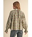 Anne Cream Garden Smocked Floral Top