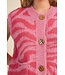 Paige Pink Tiger Stripe Sweater Vest